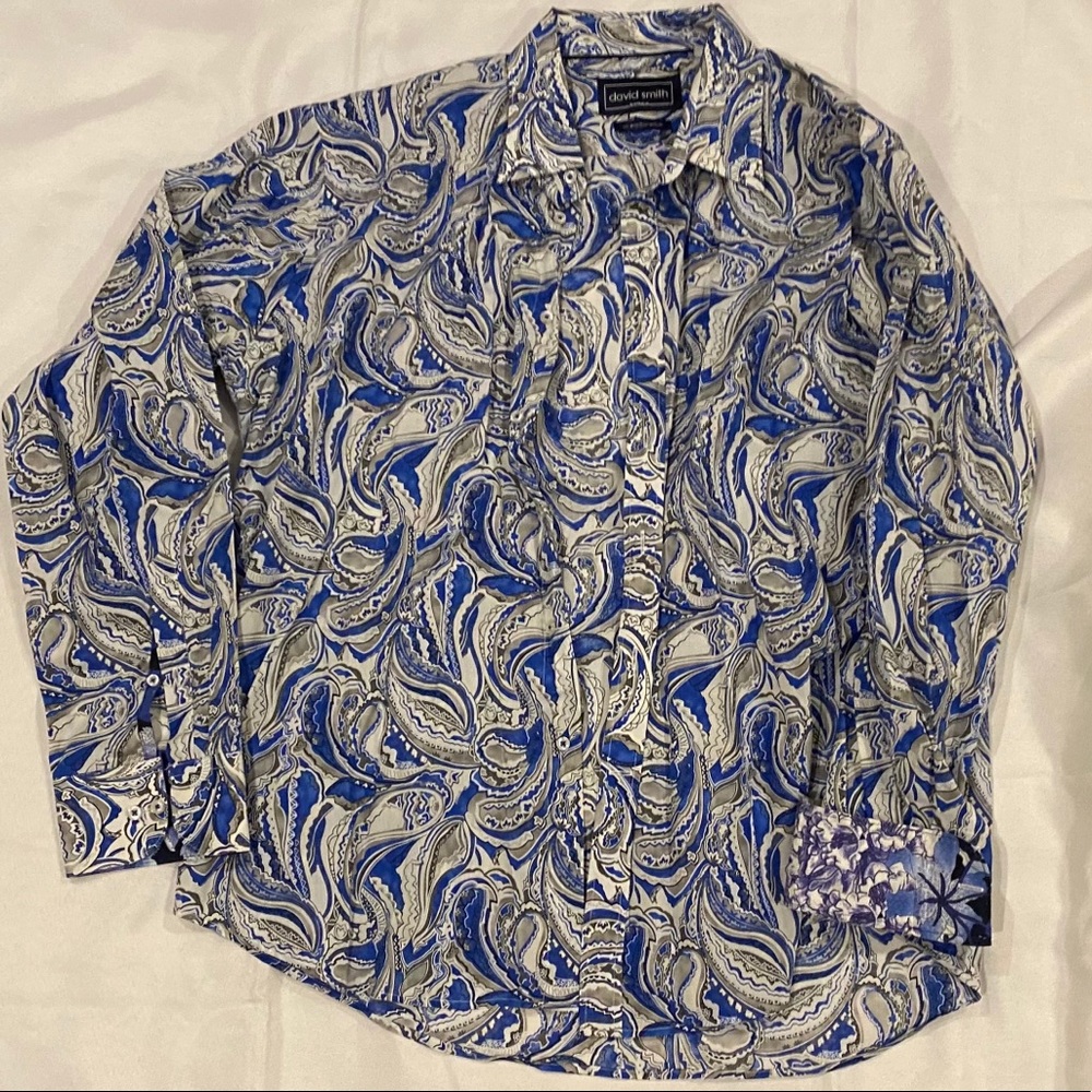 Blue Paisley by David Smith